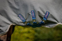 Amigo Pony Bravo 12 Plus 0g Turnout Lite Shadow/Navy & Rose