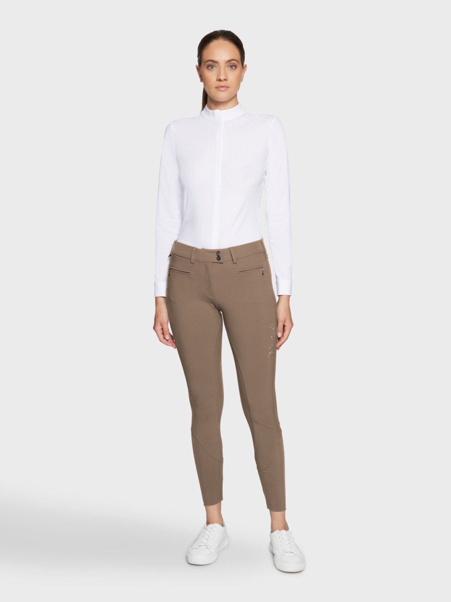 Diane Full Grip Woman Breeches Camel