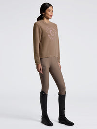 Fleecetröja Crew Neck Walnut