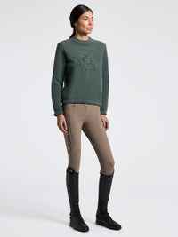 Fleecetröja Crew Neck Jungle Green
