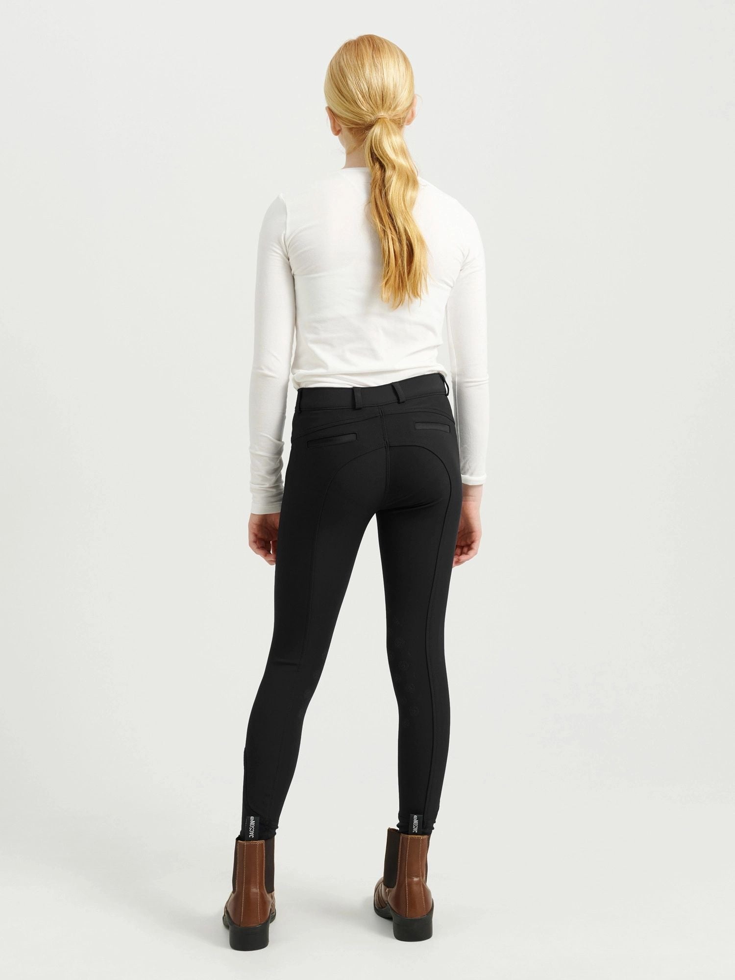 Hedvig Junior Knee Grip Breeches Svart