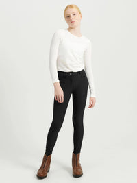 Hedvig Junior Knee Grip Breeches Svart