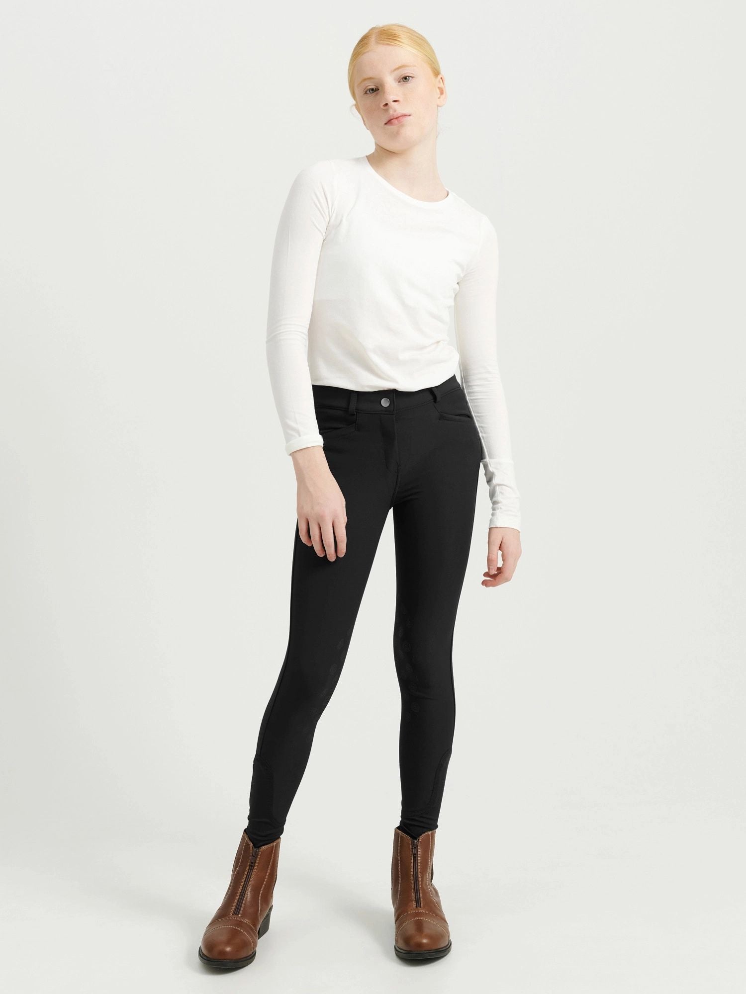 Hedvig Junior Knee Grip Breeches Svart
