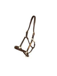 Lädergrimma Brass Brun/Mässing