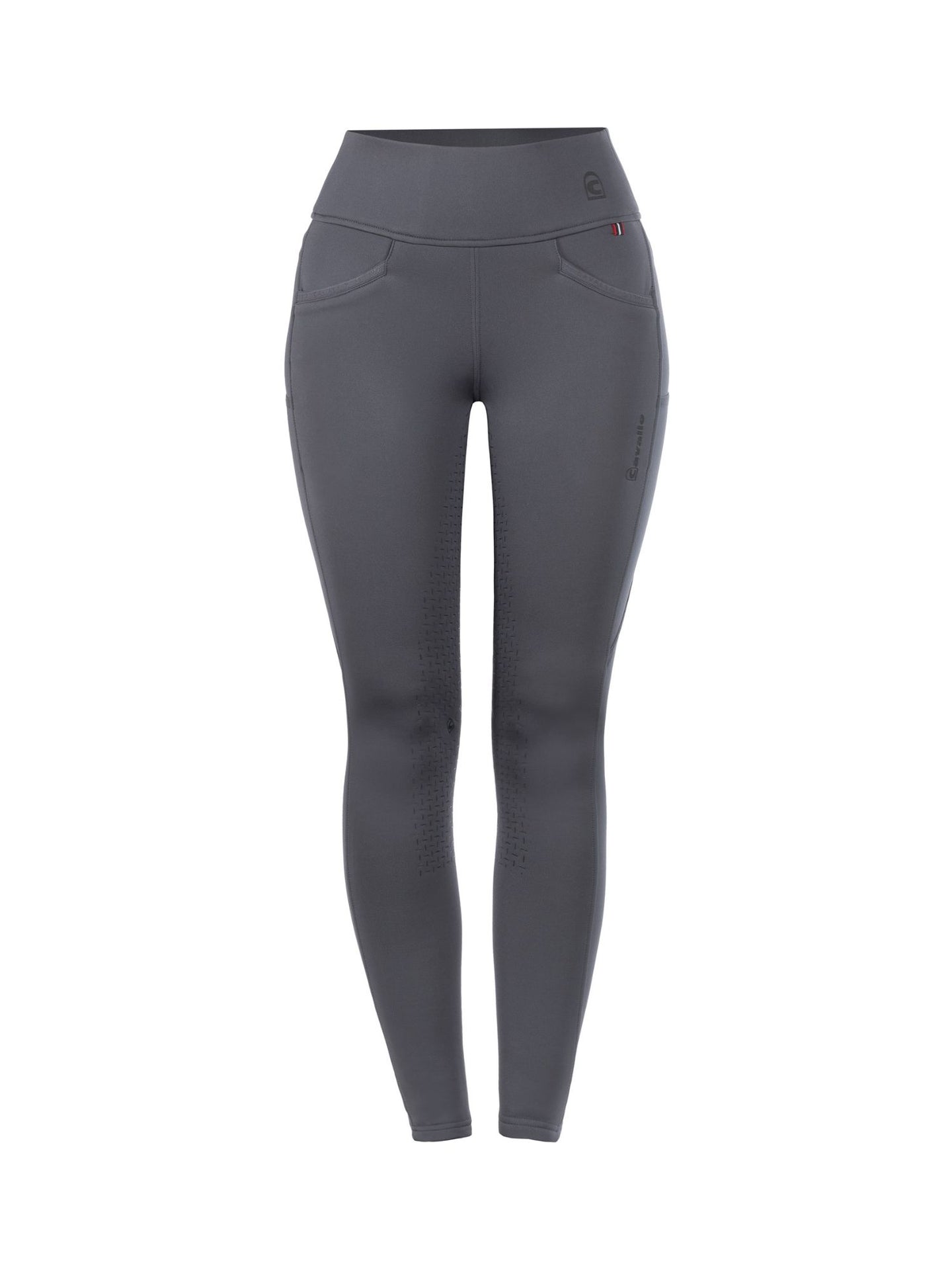 CavalLou Full Grip Winter Tights Steel