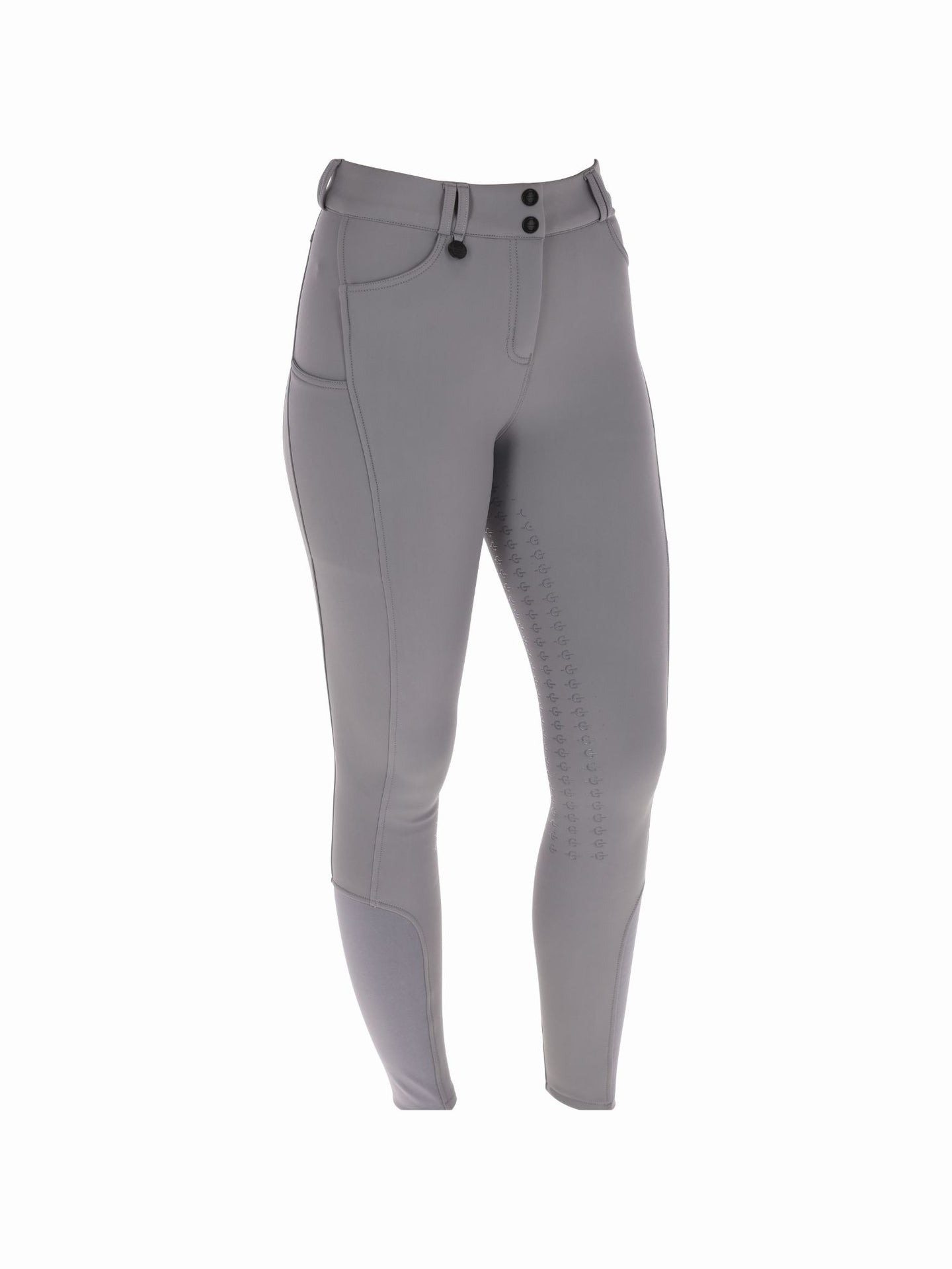 Ridbyxa Fodrad Full Grip Steel Grey