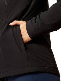 Rion Womens Stretch Shell Insulated Jacket Svart