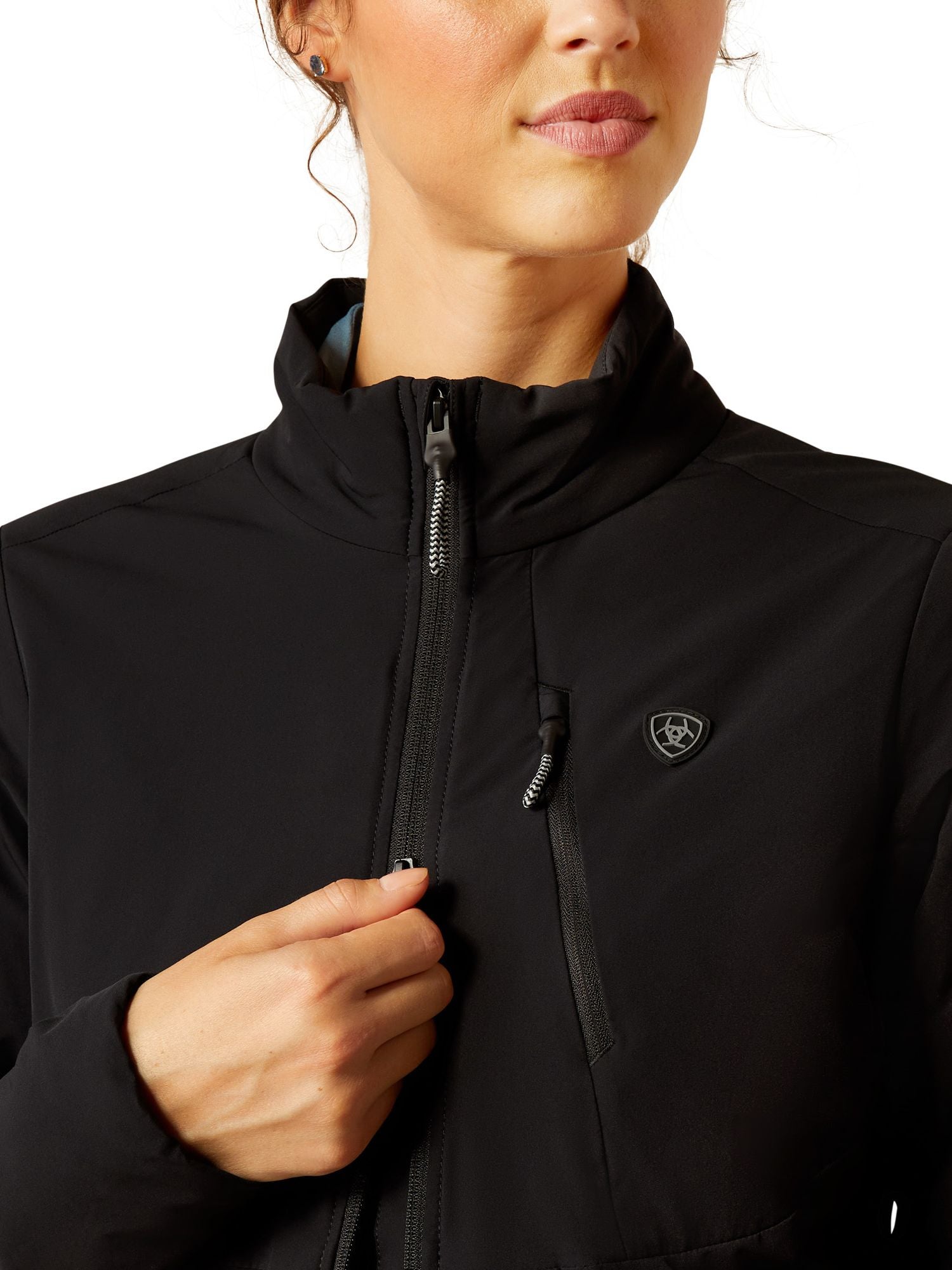 Rion Womens Stretch Shell Insulated Jacket Svart
