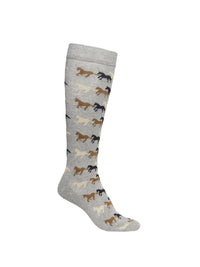 Running Horse Sock Junior Pebble Grey