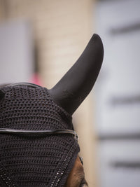Soundless Flymask Strass Svart