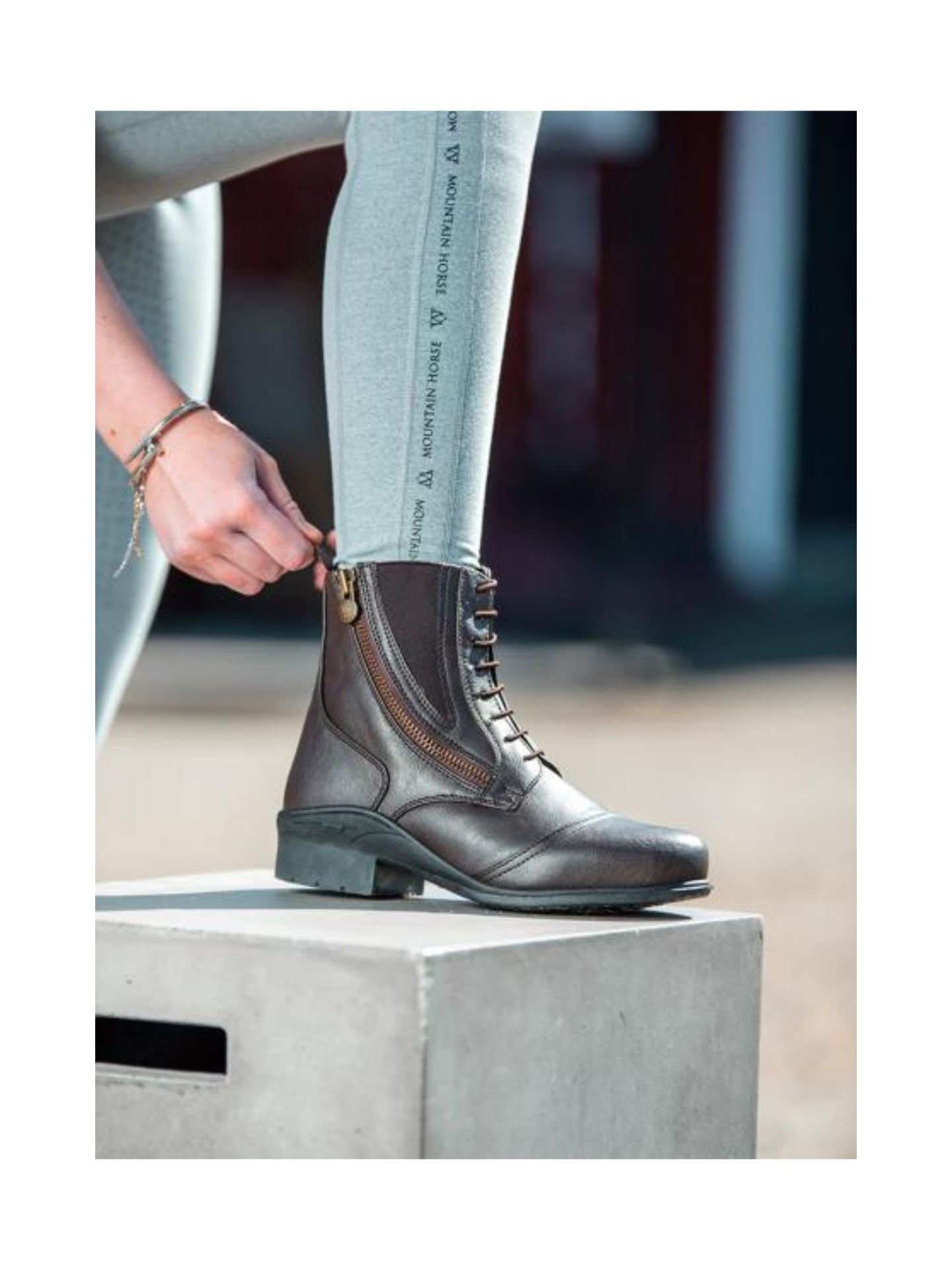 Ridsko Veganza Side Zip Paddock Brun