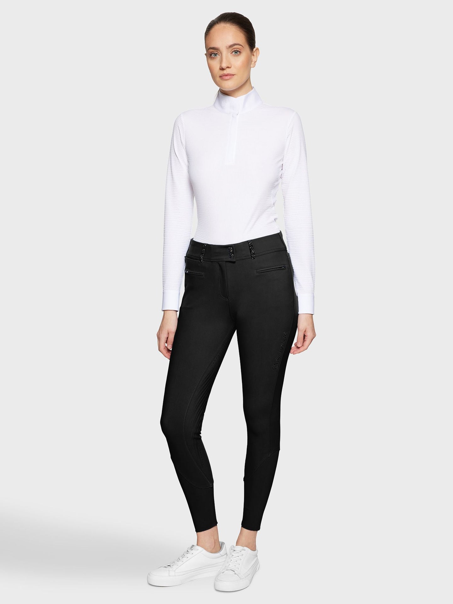 Ridbyxa Clara Premium Full Grip Svart
