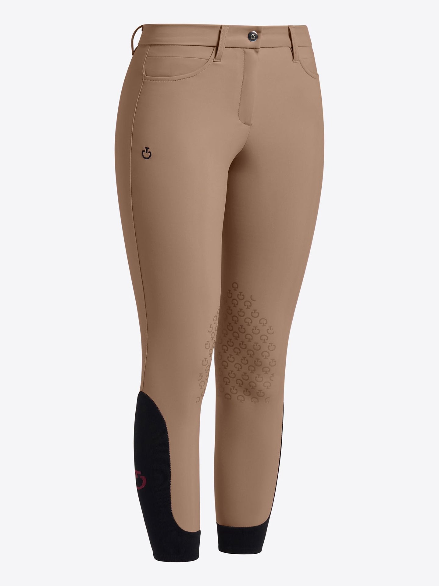 Girls Color Grip Breeches Walnut