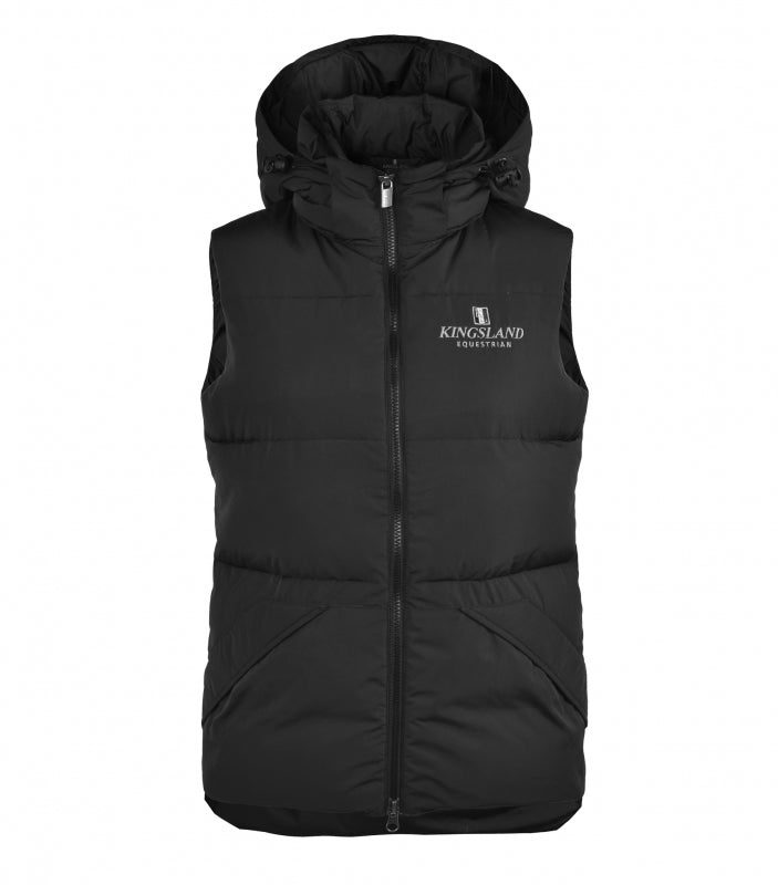 Down Vest Unisex Black