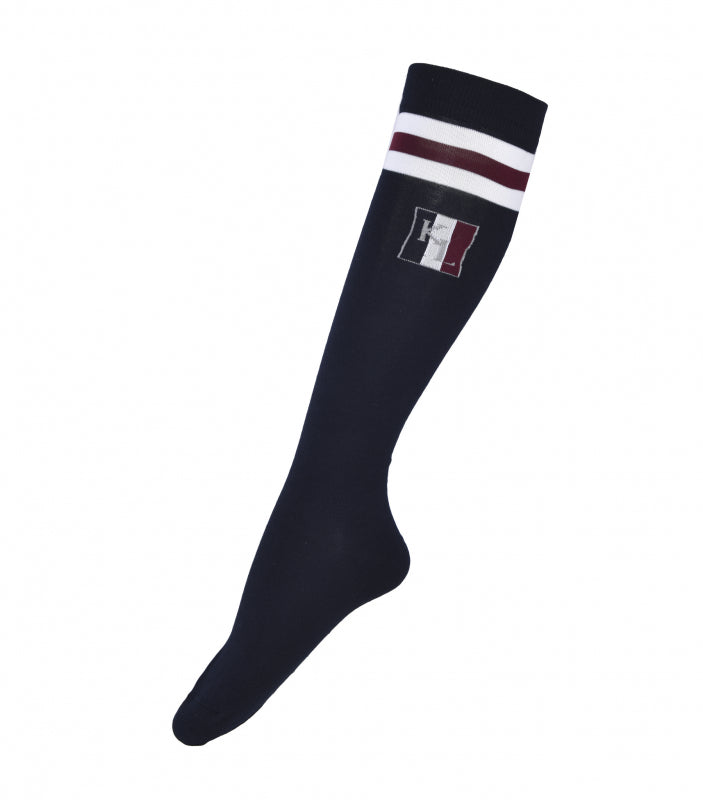 Classic Unisex Coolmax Knee Socks Navy
