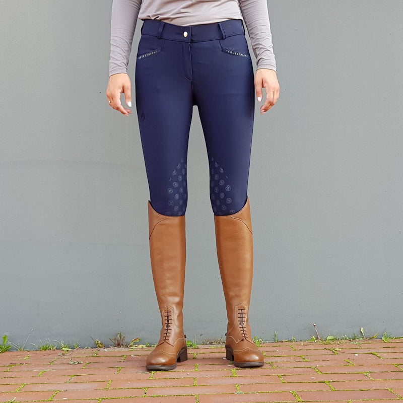 Hedvig Knee Grip Breeches Navy