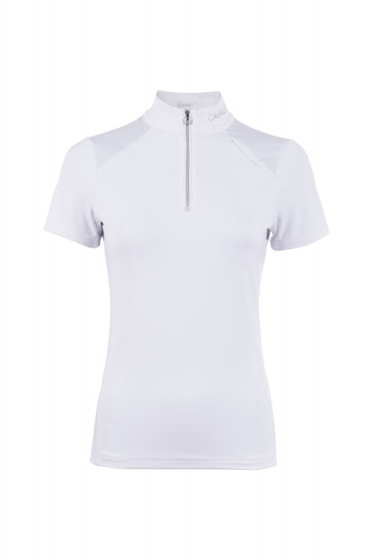 Competition Shirt Half Zip White