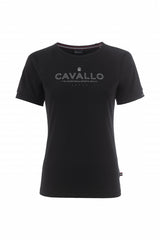 Ladies T-Shirt Round Neck Black