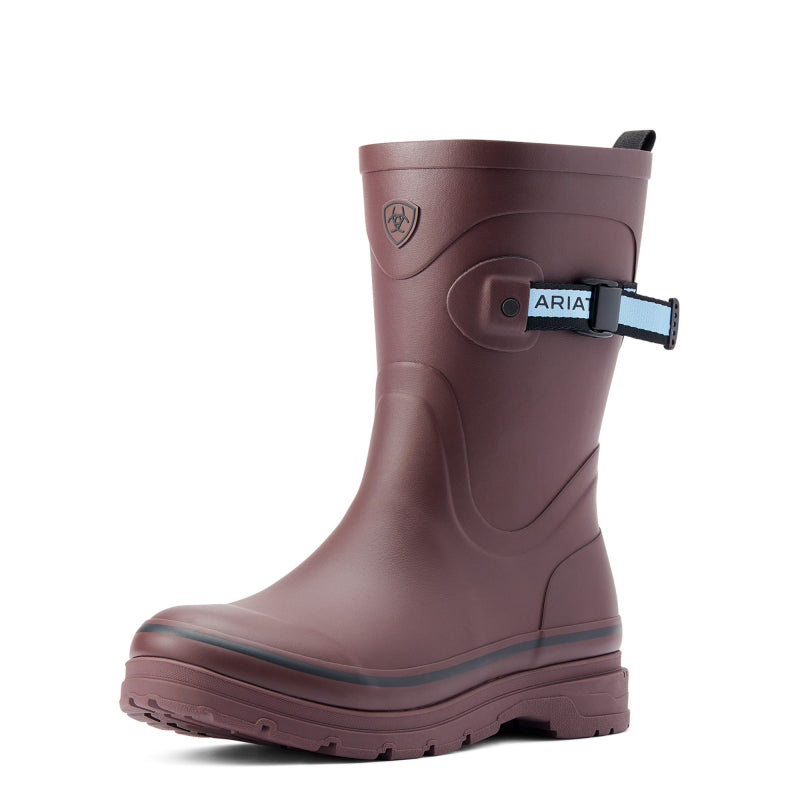 Kelmarsh Rubber Boots Maroon