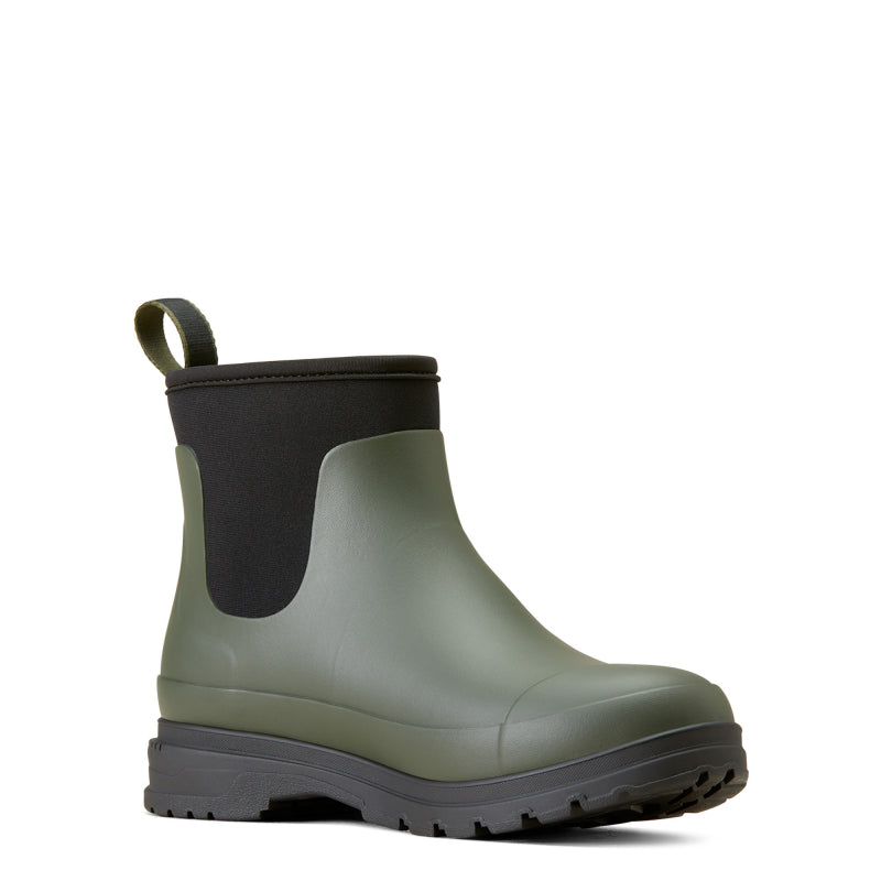 Kelmarsh Shortie Rubber Boots Dark Olive