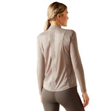 Breathe 1/4 Zip Womens Baselayer Zinc