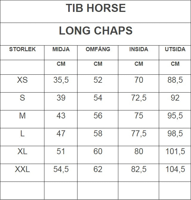 Chaps Långa Svart