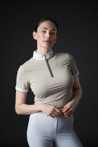 Nice Short Sleeve Blouse Sandshell