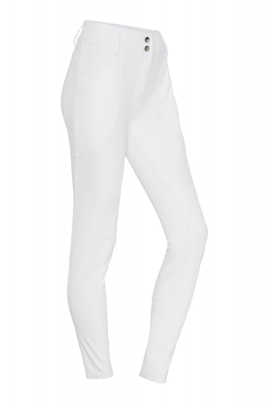 Rihanna Full Grip Breeches White