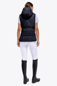 Lightweght Padded Nylon Quilted Vest Navy