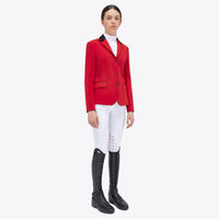 Gp Girls Zip Competition Jacket Ct Red