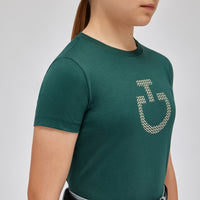 Ct Girls Logo Cotton Shirt Green