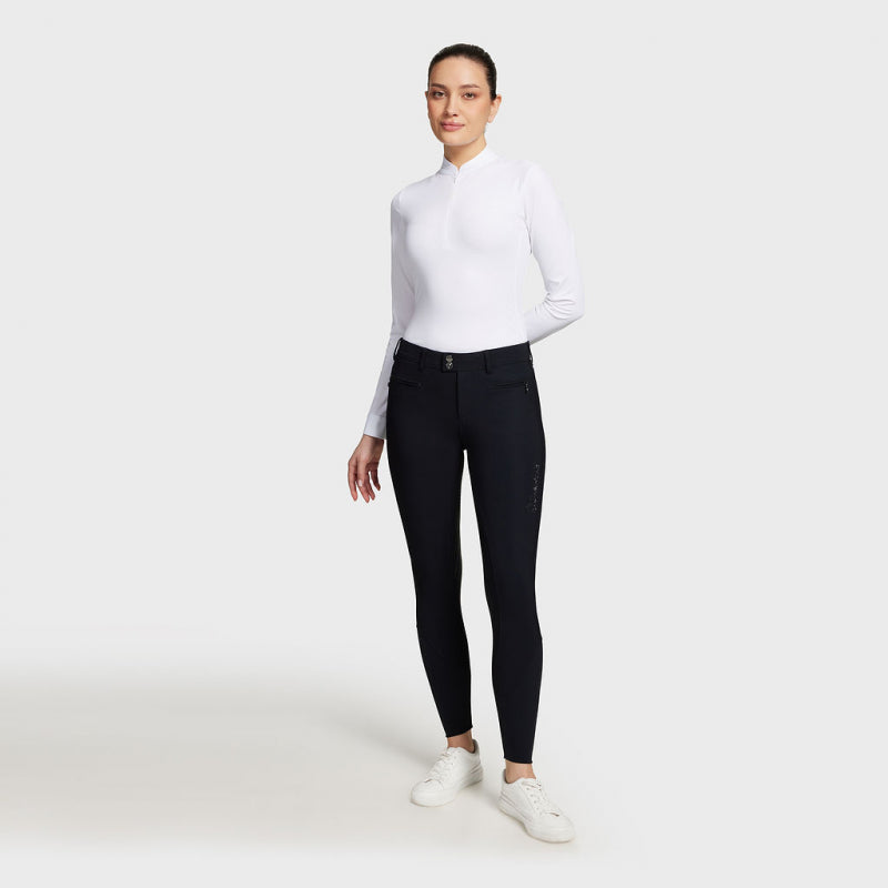 Diane Full Grip Woman Breeches Black