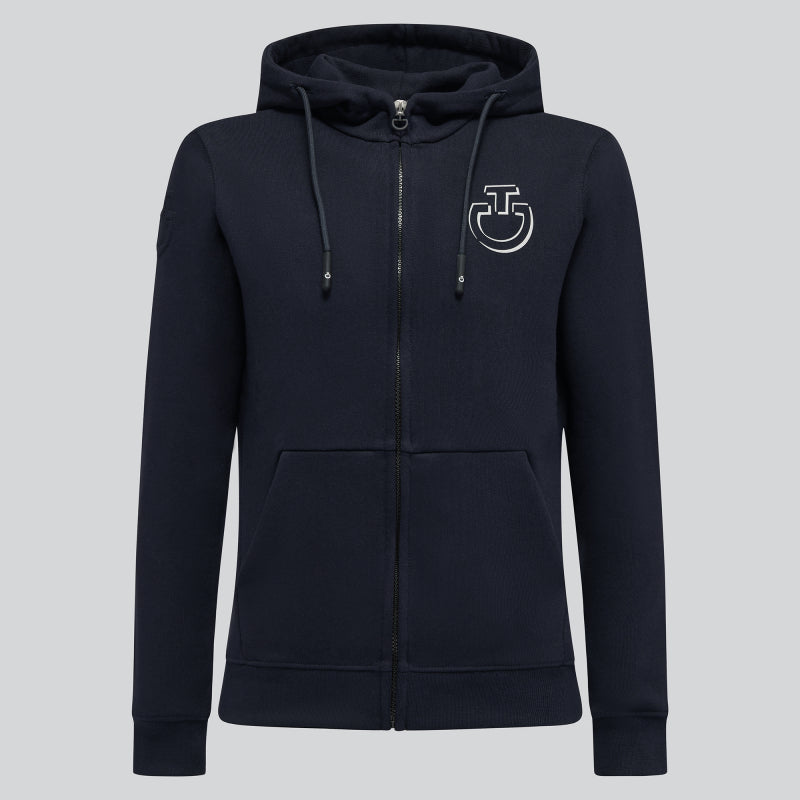 Ct Boys Cotton Zip Hoodie Navy