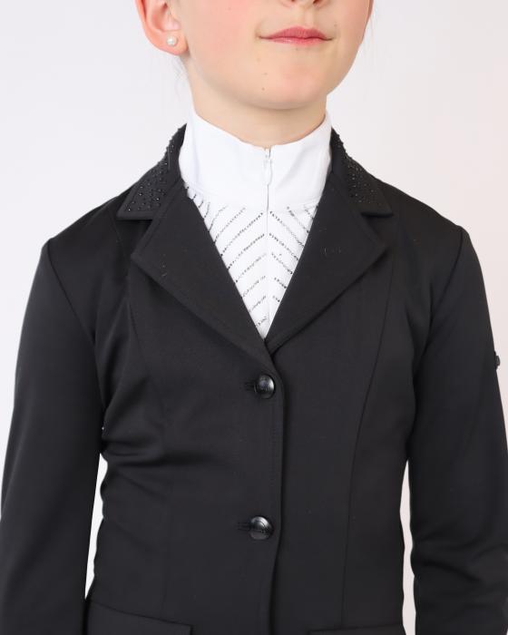 Junior Competition Jacket Crystals Black