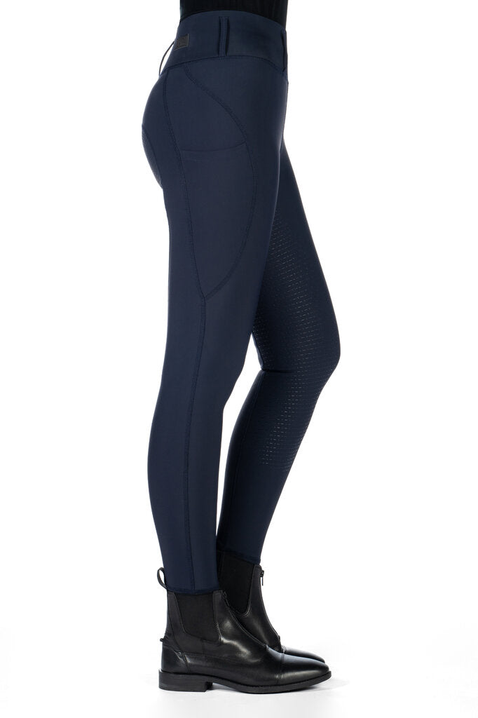 Jill Kids High Waist Full Seat Riding Leggings Deep Blue