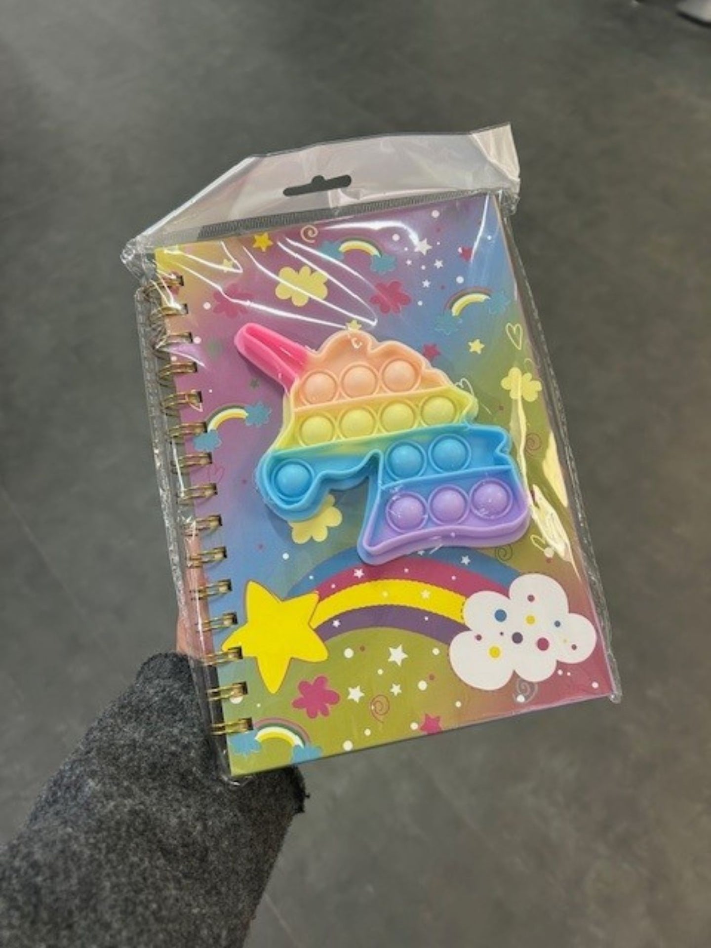 Anteckningsbok Unicorn Rosa