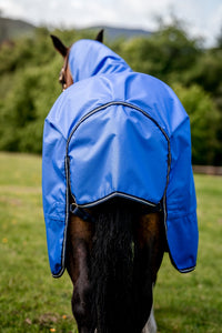 Amigo Hero Ripstop Pony Turnout Lite 0g Blue/Navy&Grey