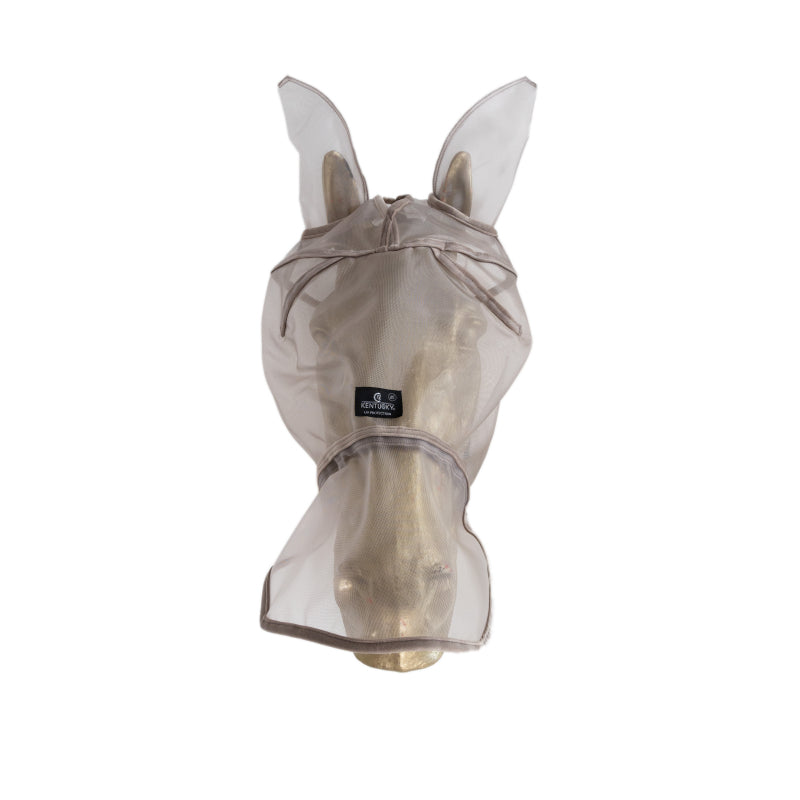 Fly Mask Classic With Ears And Nose Beige