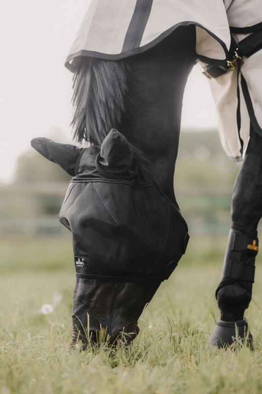 Fly Mask Classic With Ears Black