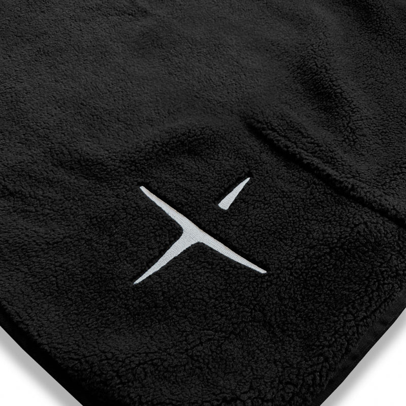 Polar Fleece Rug Black