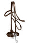 Hackamore Bridle X-Line Brun