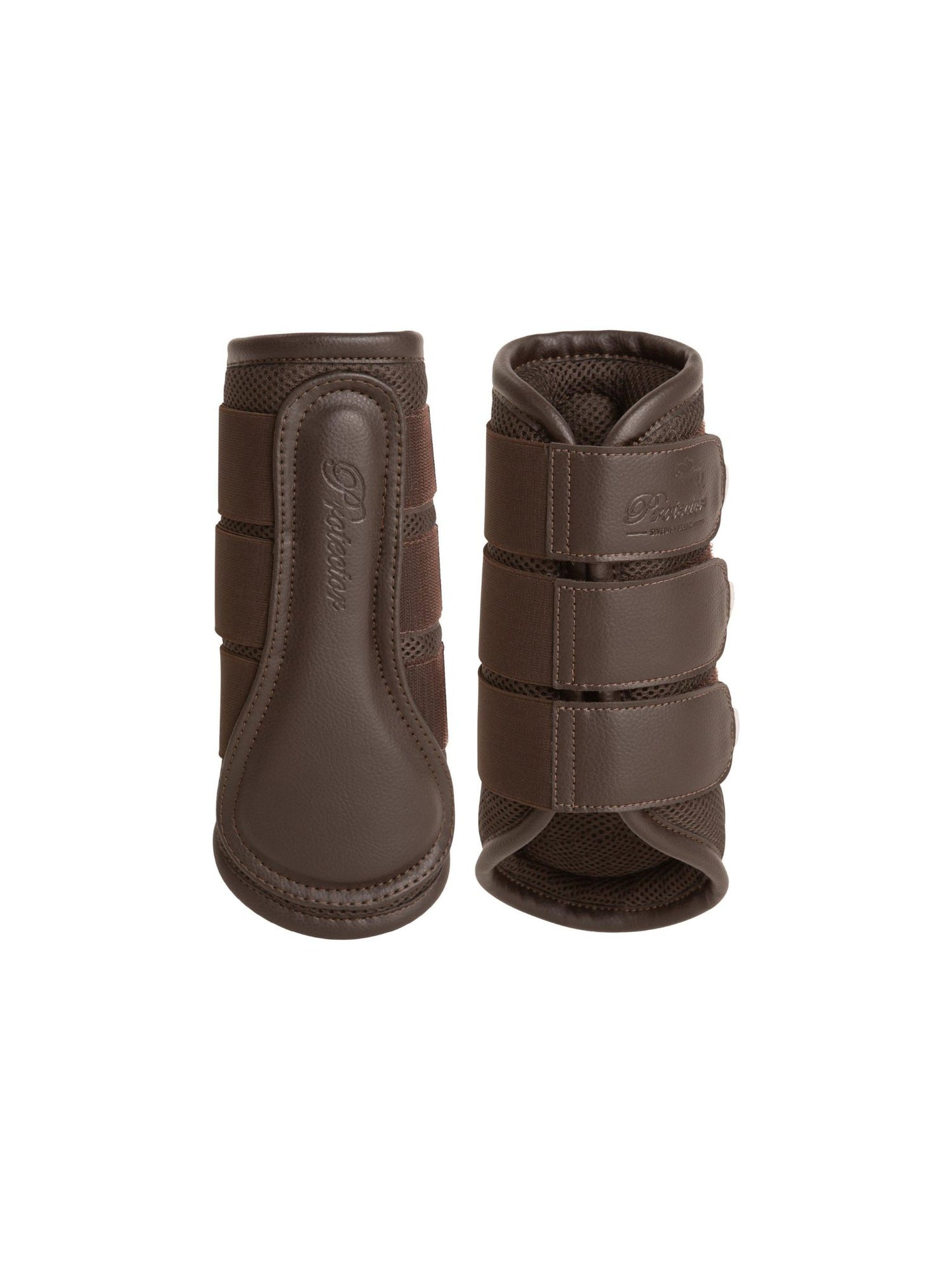 Benskydd 3D Mesh Brun