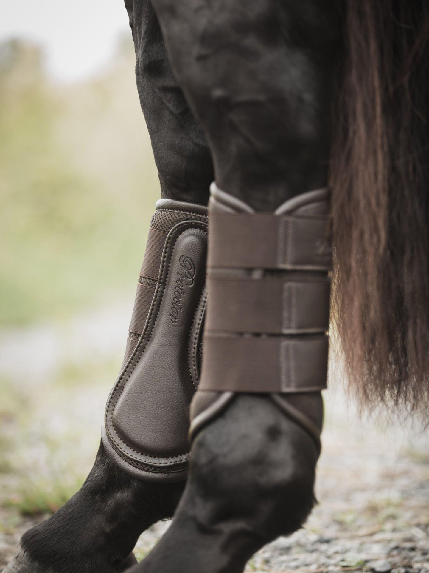 Benskydd 3D Mesh Brun