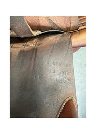 Butet Hoppsadel Dubbelt Skinn 17,5"N Golden