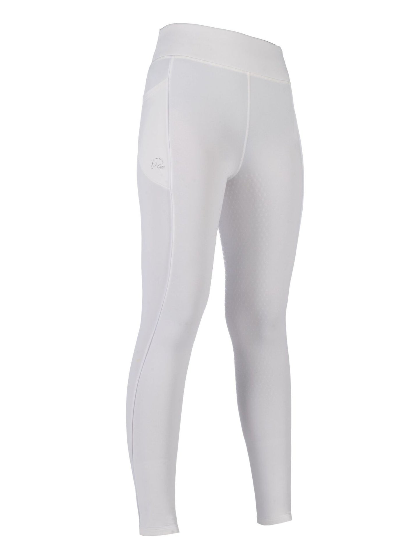 Alice Full Grip Riding Leggings White