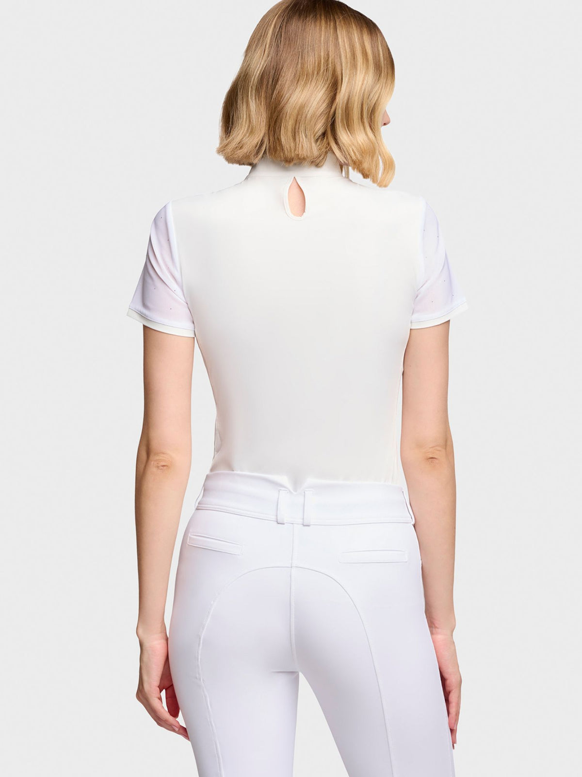Tävlingstop Aliosha Short Sleeves White