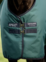 Regntäcke Amigo Ripstop 900D Pony Turnout Dynasty Green/Navy & Silver