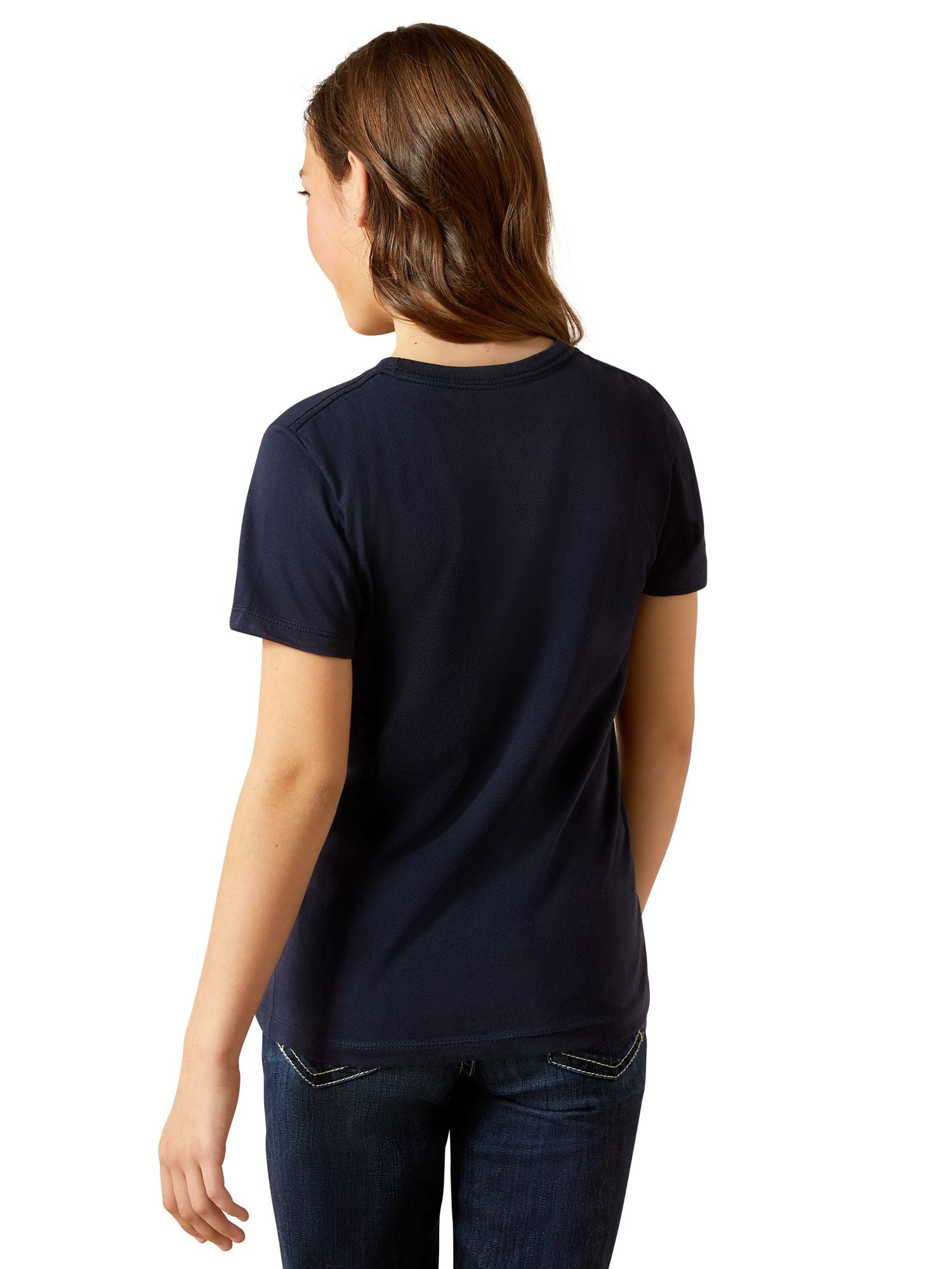 Hay Girl Youth T-Shirt Navy