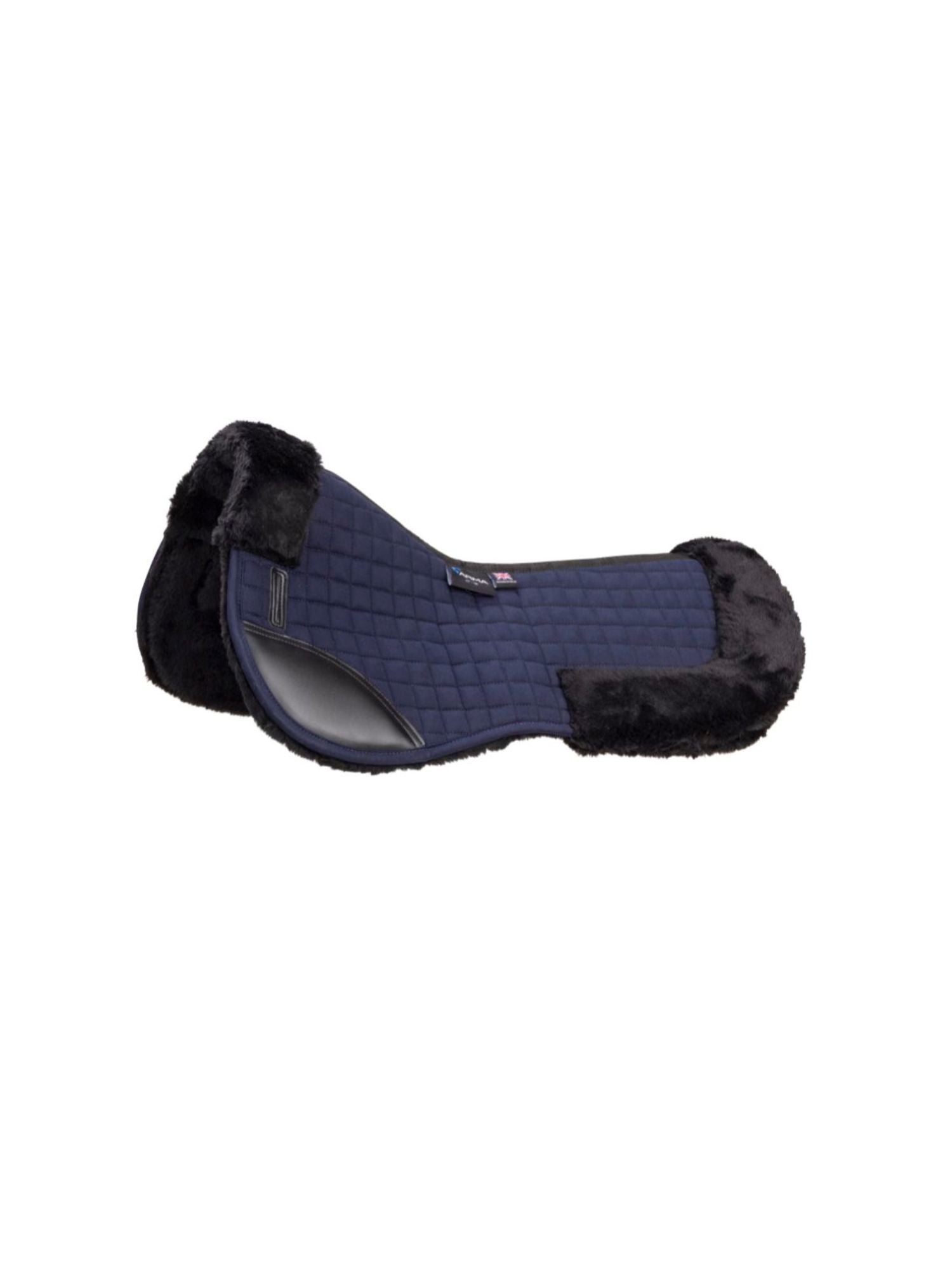 Sadelpad Deluxe Supafleece Navy/Svart