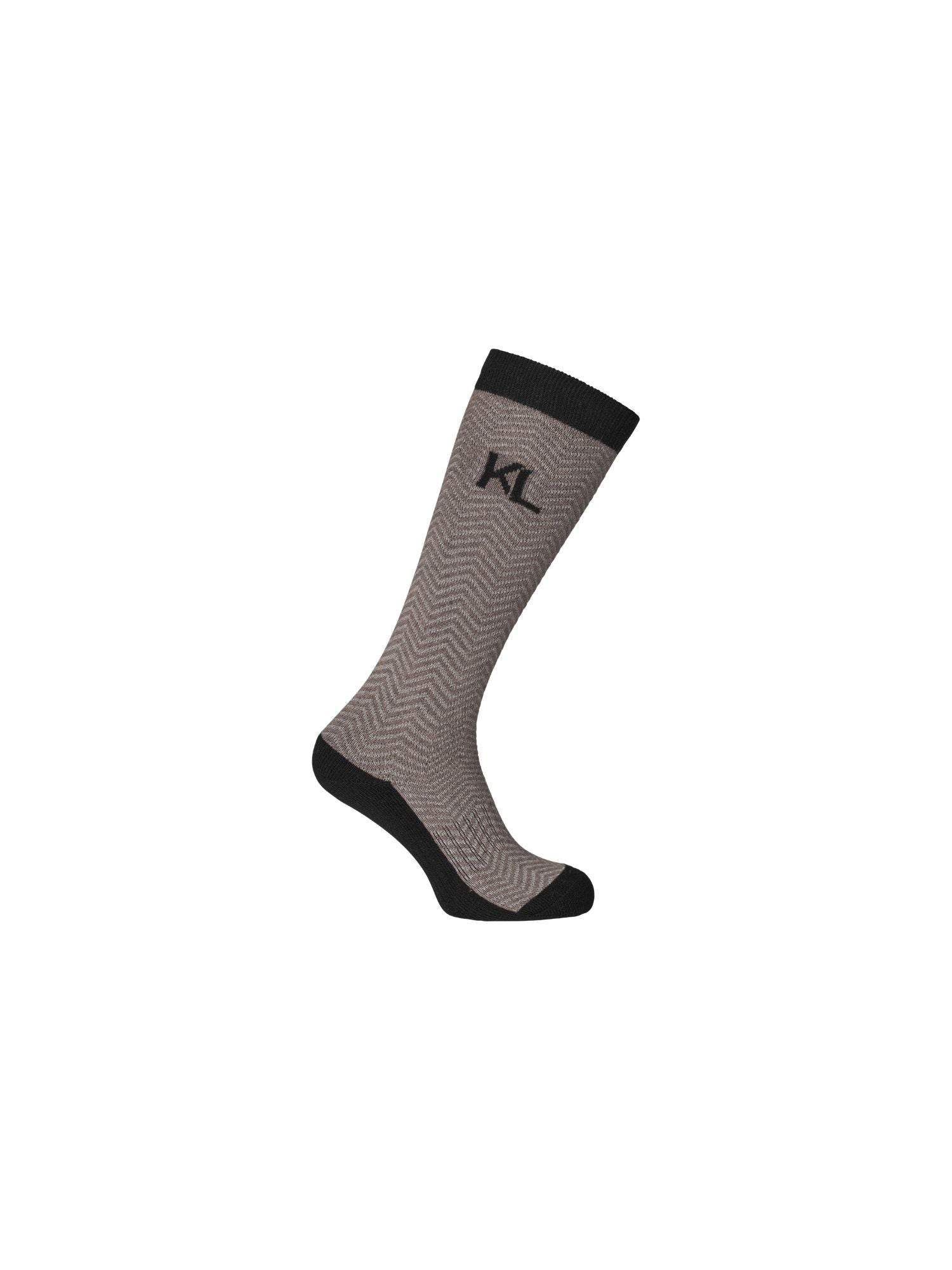 KLAudrey Knee Length Woolmix Sock Brown Iron